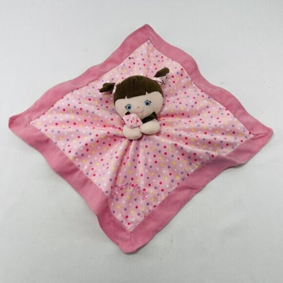Garanimals Security Blankets Lovey Plush Doll Girl Best Friend Infant Pink Dot - Picture 2 of 12